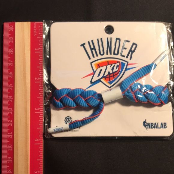 LAST ONE! NBA Thunder OKC Rastaclat BNIP NBA LAB - Picture 2 of 5
